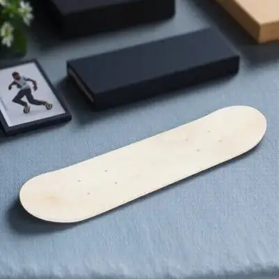 

Kids Diy Skateboard Unfinished Wood Deck Creative Blank Board For Children'S Art Gift Exercise Hand-Eye Coordination