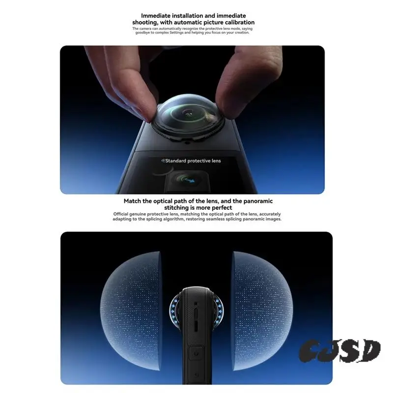 

CJSD-For Insta360 X5 Premium Lens Guards For Enhanced Durability & Scratch Resistance For Outdoor And Adventure Photography