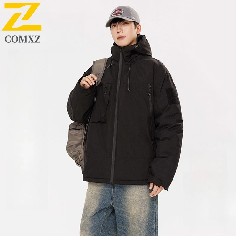 

Men's Jacket 2025 Waterproof Windproof Outdoor Travel Warm Sports Casual Coat Hiking Camping Fishing Hooded cycling Windbreaker