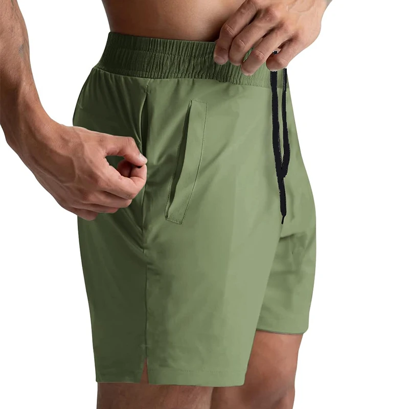 Laufshorts für Herren Fitness-Sportshorts Schnelltrocknende Workout-Trainingsshorts Gym-Fitness-Jogging-Shorts Sommer-Trainingsshorts für Männer – Detail 6