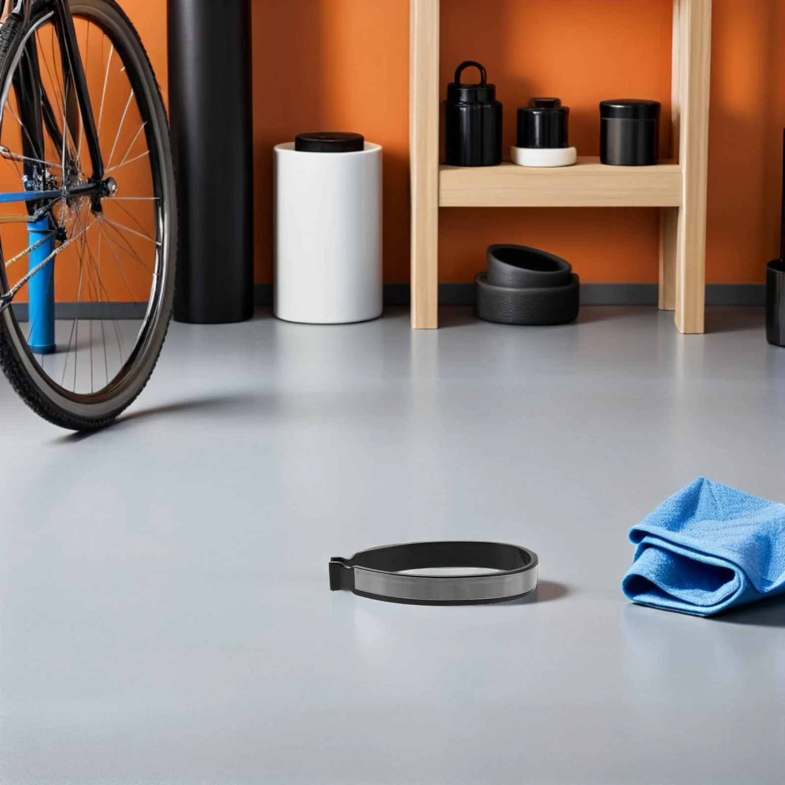 2 زوج عاكس الدراجات بنطلون كليب واسعة رمادي الساق العصابات الكاحل سلامة ليلة الدراجات ركوب الدراجات السراويل حزام سلسلة الدراجة