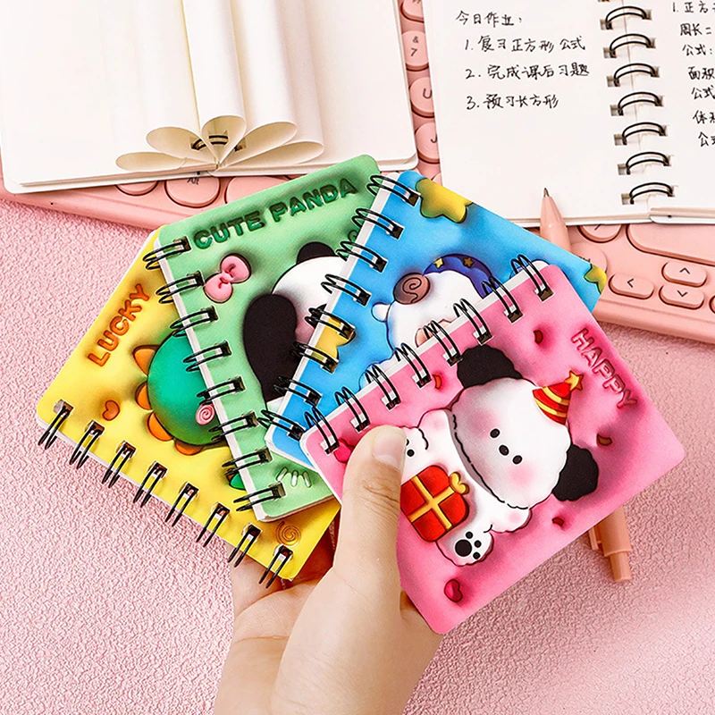 Expansion Coil This Student High Appearance Level 3D Stereoscopic Drawing Mini Pocket Notepad