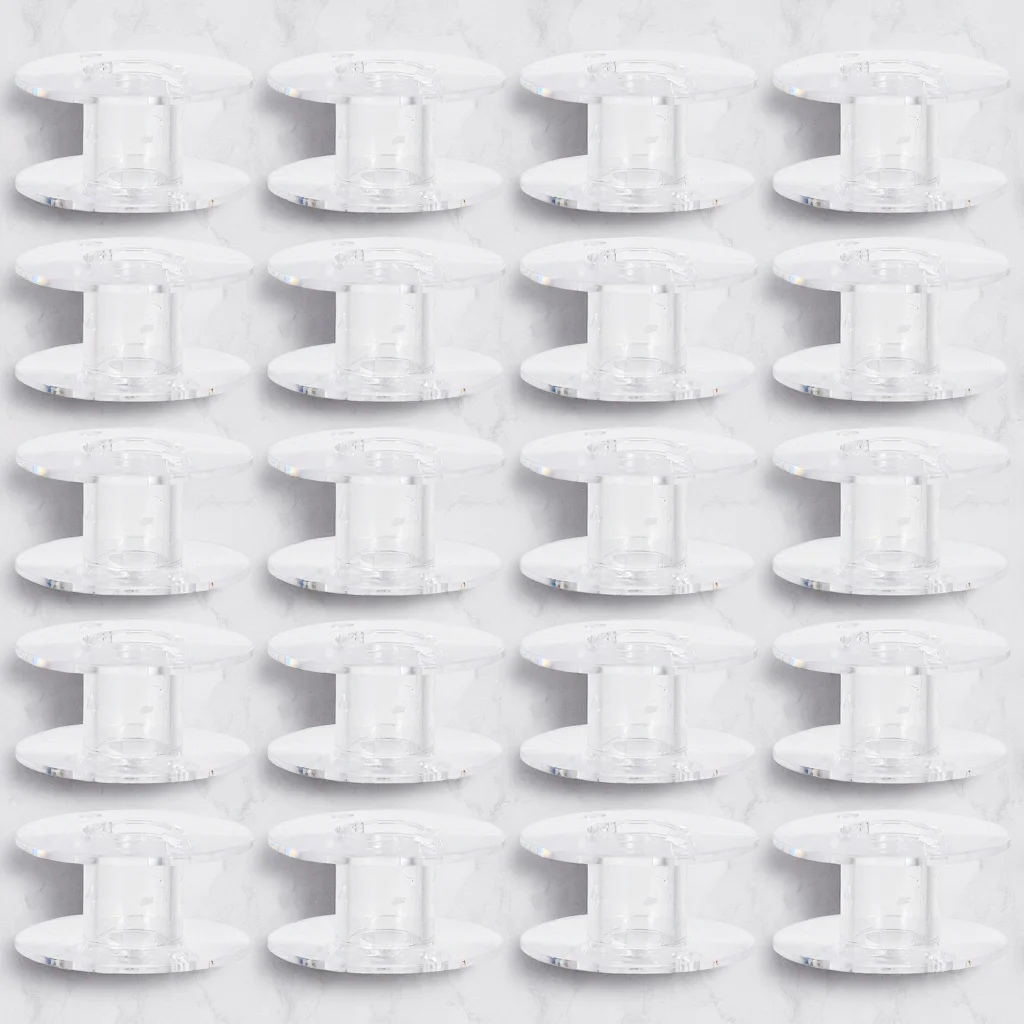 

50Pcs Sewing Machine Bobbins Plastic Portable Durable Accessories for Home Practical Sewing Machine Supplies Bobbins