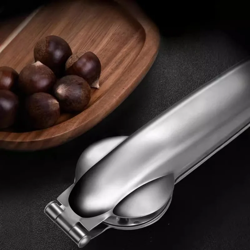 

Chestnut Clip Nutcracker Opener Quick Clip Nuts Peeler Shelling Walnut Cracker Sheller Stainless Steel Accessories Kitchen Tool