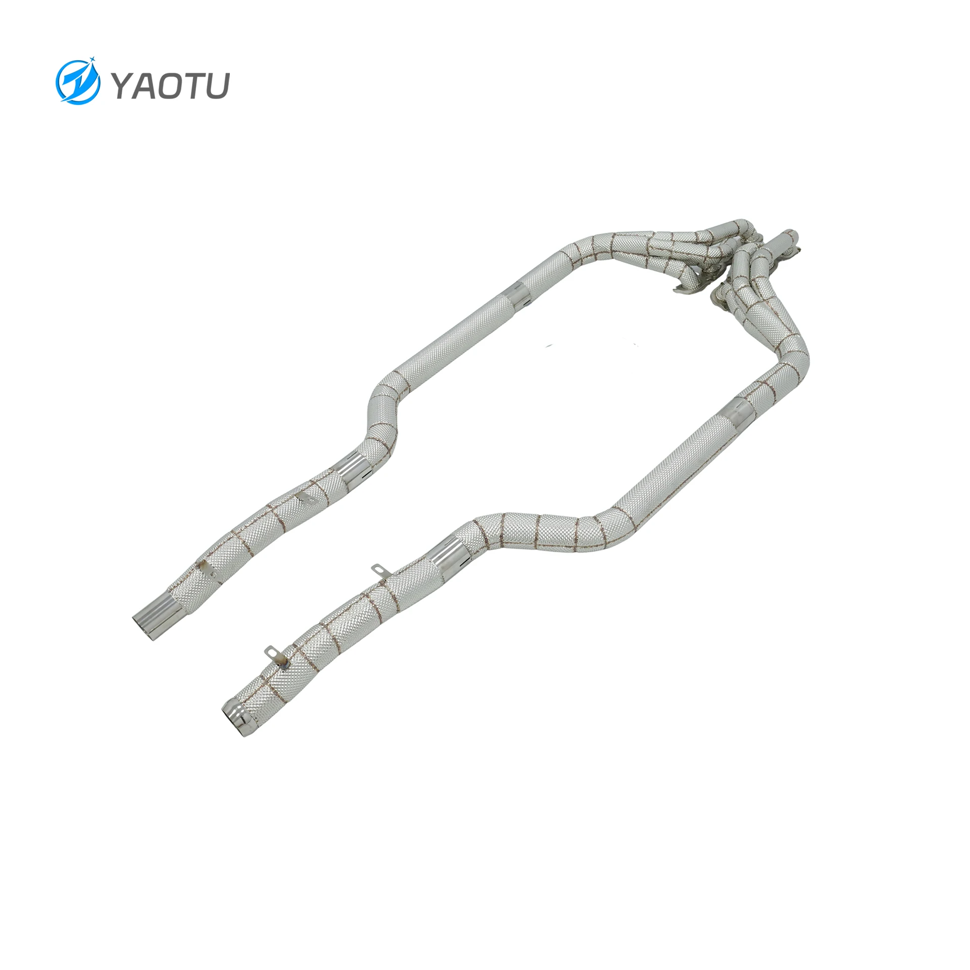 

YT High Performance Stainless Steel Exhaust Manifolds for Mercedes Benz W204 C63 with Heat Insulation