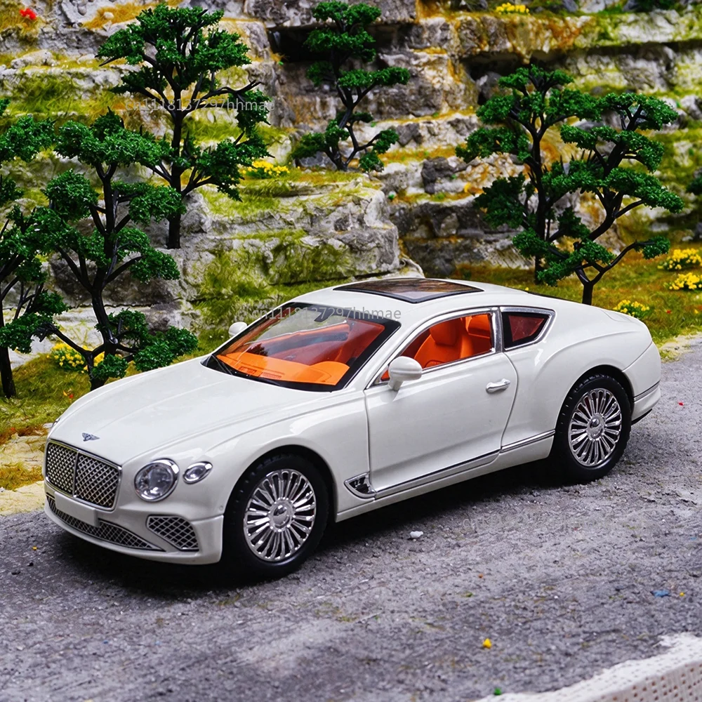 1:24 Bentley Continental GT Diecast Alloy Luxury Car Model Car Collectors Hobby Display Desktop Collection Decoration Ornament