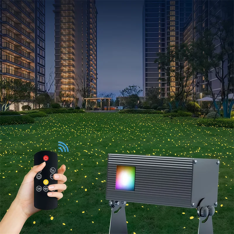 

Dynamic Firefly Laser Projection Light 20W Outdoor Romantic Atmosphere Light Scenic Park Lawn Lighting Waterproof Landscape Lamp