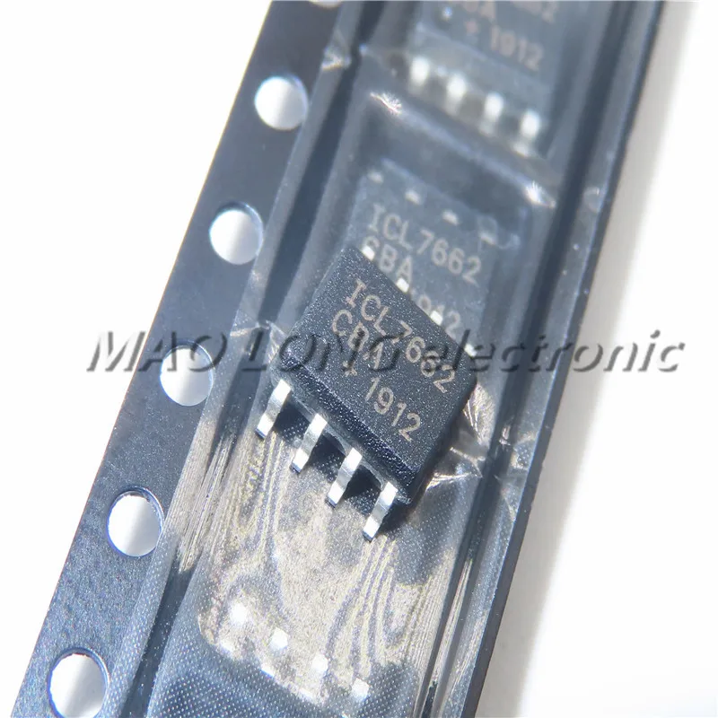 5-10PCS/LOT 100% Quality ICL7662CBA ICL7662 SOP-8 SMD Switching Regulator CMOS Voltage Converter Chip In Stock New Original