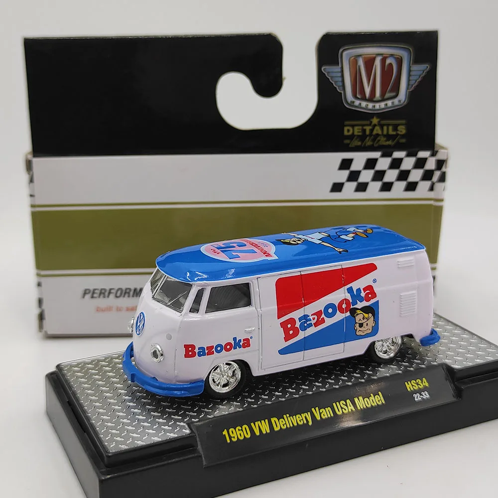 

Diecast M2 1/64 Scale 1960 Vw T1 Bus Simulation Alloy Car Model Collectible Toy Gift Souvenir Display
