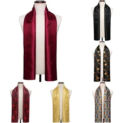 Barry.Wang-cachecol de seda vermelho masculino, acessórios de tecido, festa de casamento e negócios, designer de alta qualidade, primavera e outono, 1051