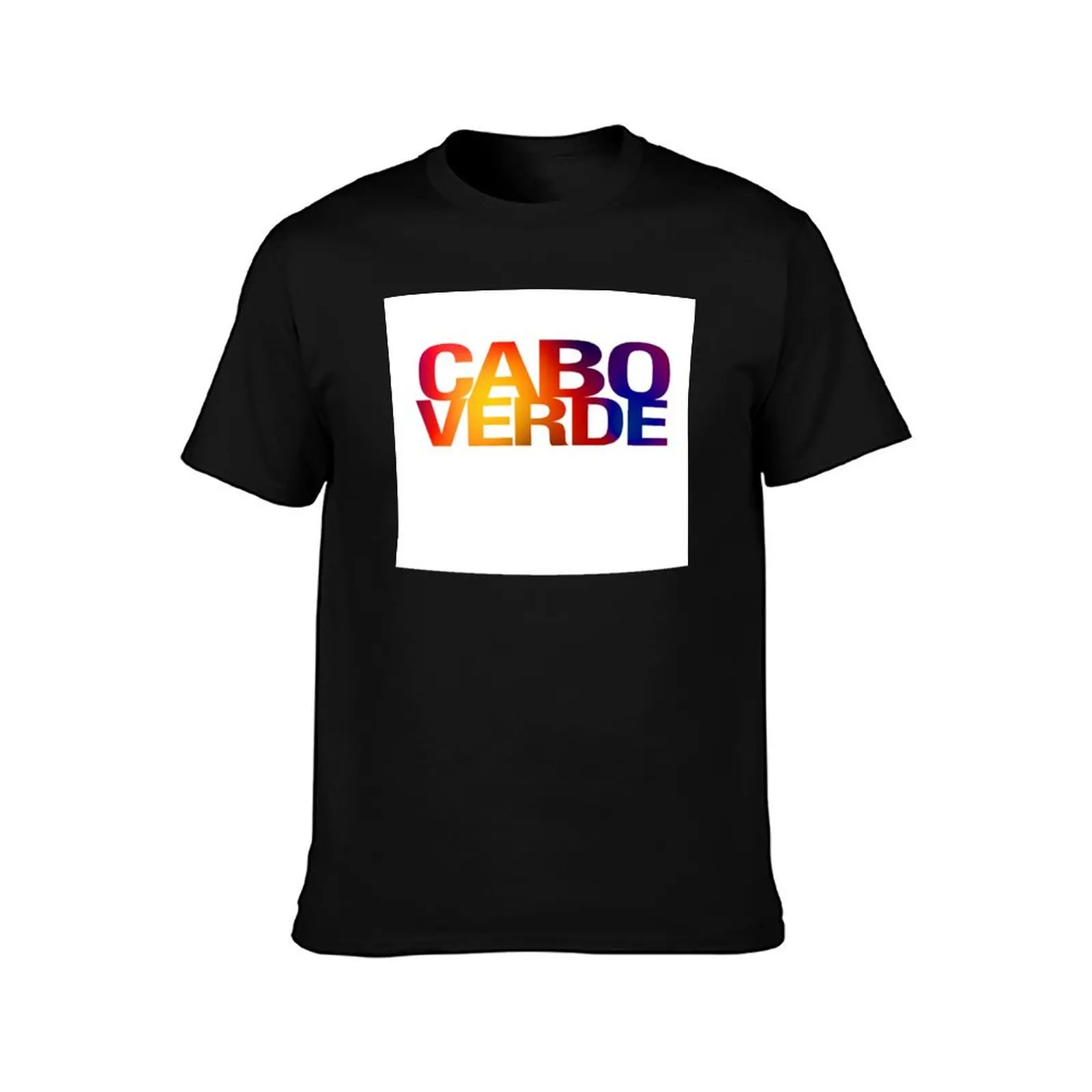 Cabo Verde Colors T-Shirt blanks plus sizes Men's clothing