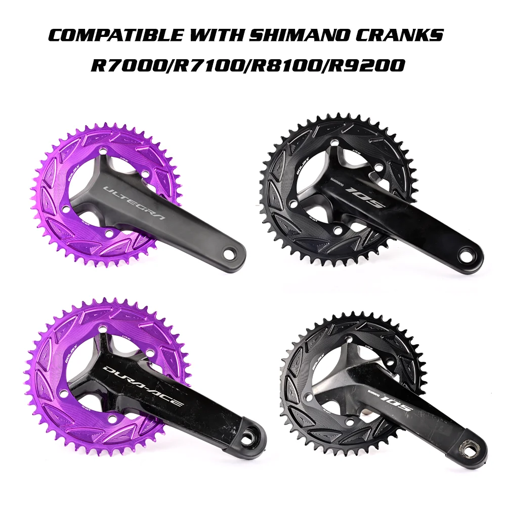 

GOLDIX 110BCD Road Bike Chainring Chainwheel Compatible with Shimano R7000 R8000 R9200 Multiple Sizes 46T-56T Available