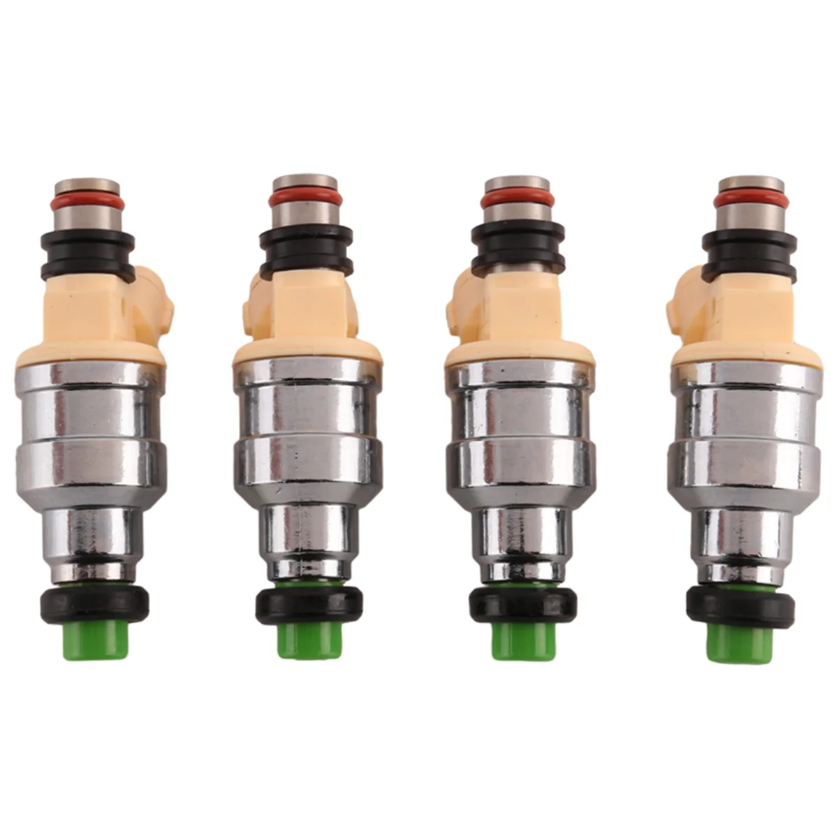 4PCS Auto Parts Fuel Injector Valve INP-081 for Mazda B2200 2.2L I4 1990-1993 INP081 INP-081 F2GB-13-250