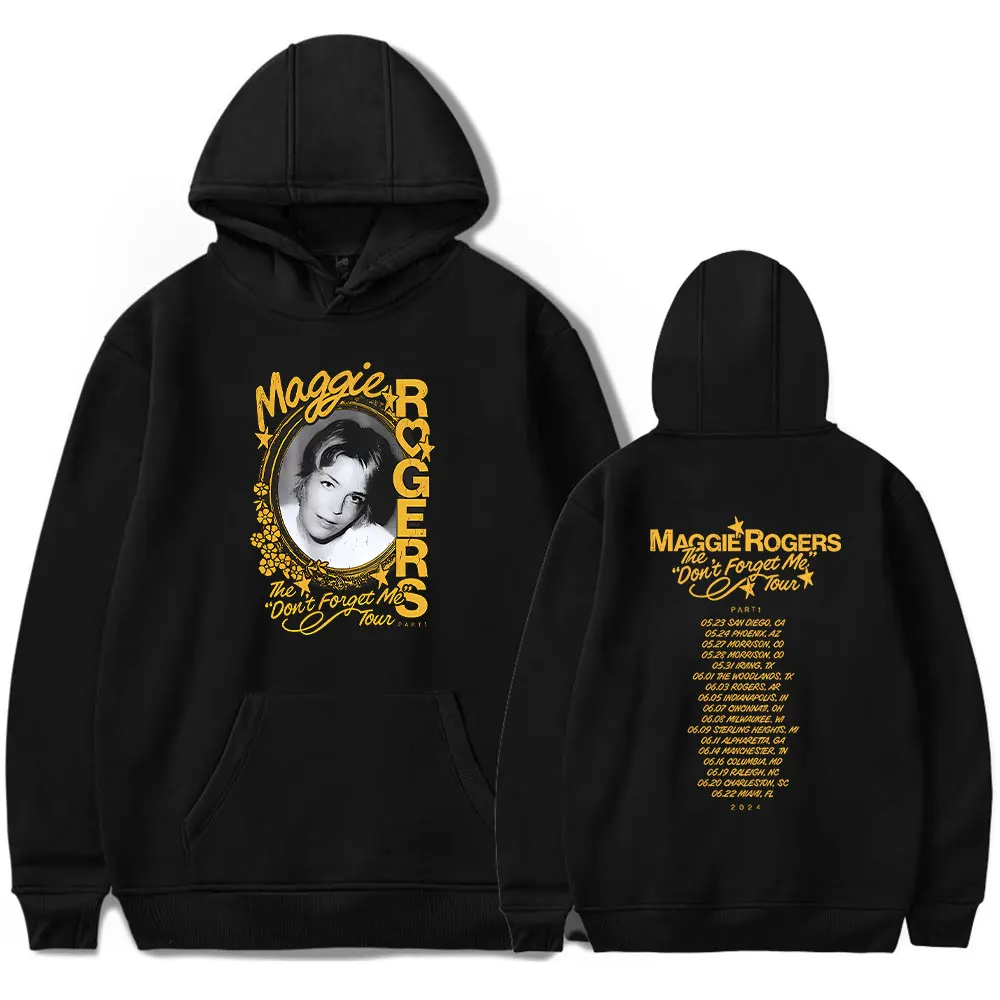 Maggie Rogers The Don't Forget Me Tour Hoodie Women Men Long Sleeve Sweatshirt Fashion Pullover Clothes