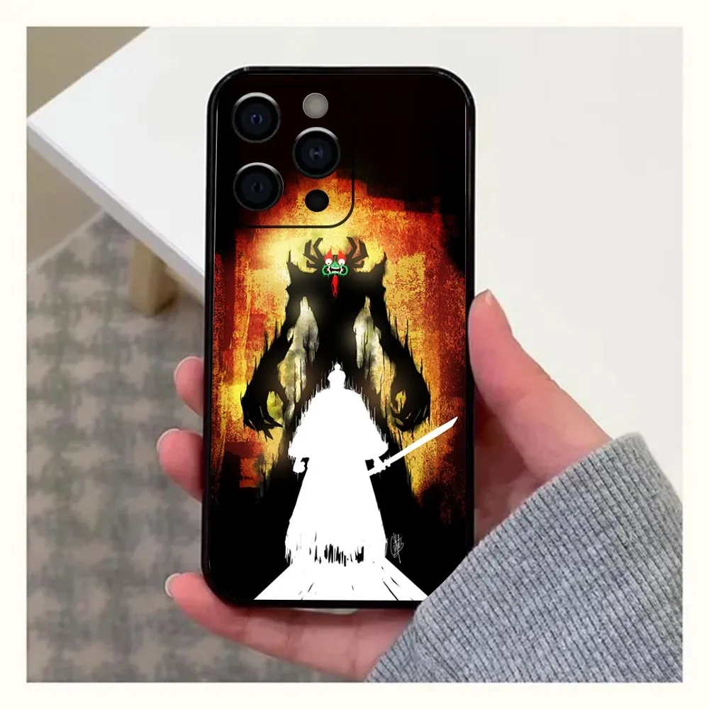 S-Samurai J-Jack Phone Case For Apple iPhone 15,14,13,12,11,Pro,X,XS,Max,XR,Plus,Mini Soft Black Cover