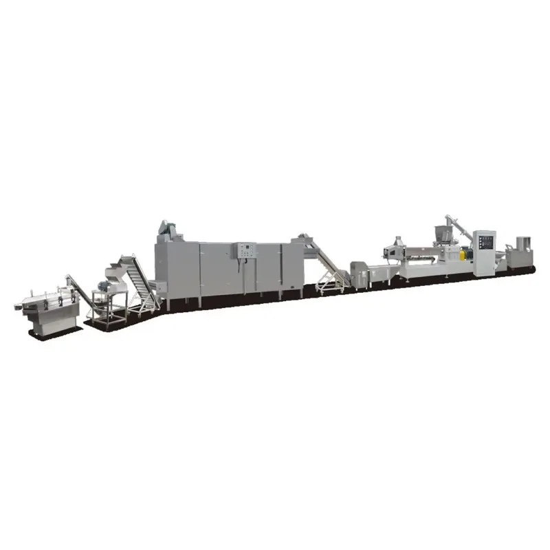 Customized Industrial Dry Breadcrumbs Extruder Line Automatic Food Extruder Breadcrumbs Machine Complete Production Line