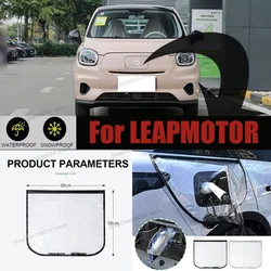 For LEAPMOTOR C01 C10 C11 C16 T03 electric Vehicle Charger Port Rainproof Dustproof Cover Outdoor Protection Covers Accessories