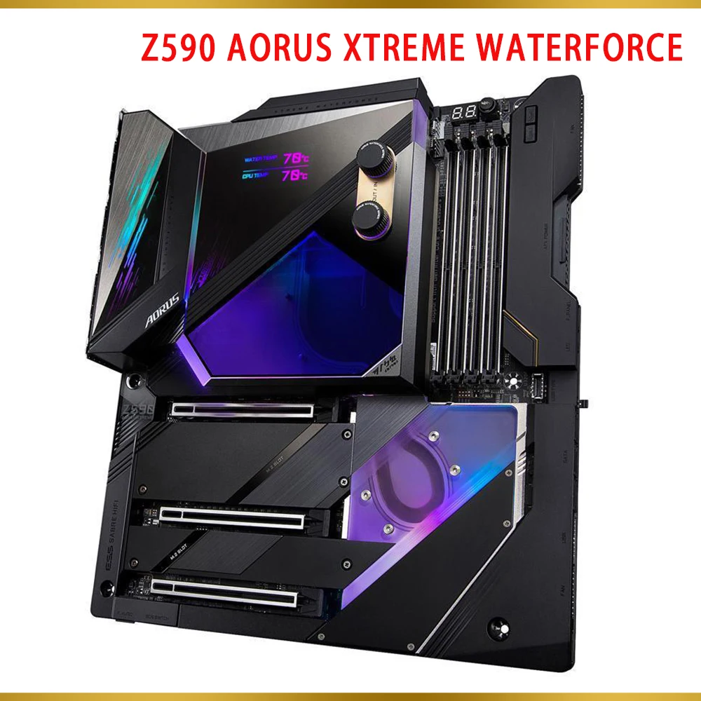 

Z590 AORUS XTREME WATERFORCE Z590 AORUS XTREME WB LGA1200 4*DDR4 128GB 6*SATA 3.0 Ports E-ATX