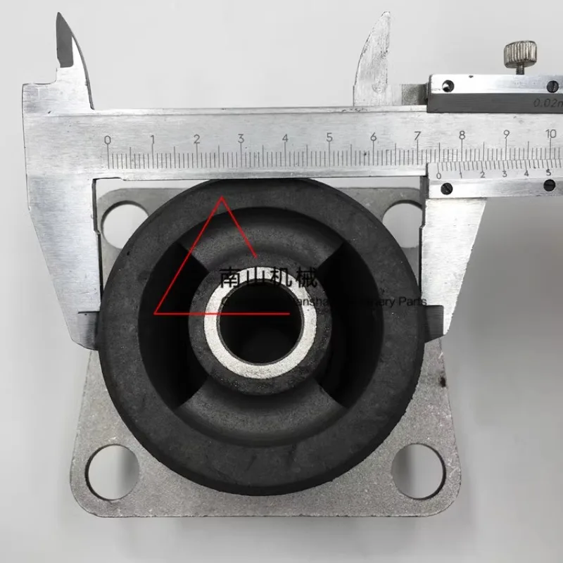 Аксессуары для экскаватора Sunward SWE50/60/70, резиновые демпфирующие детали для двигателя экскаватора, 4 шт.