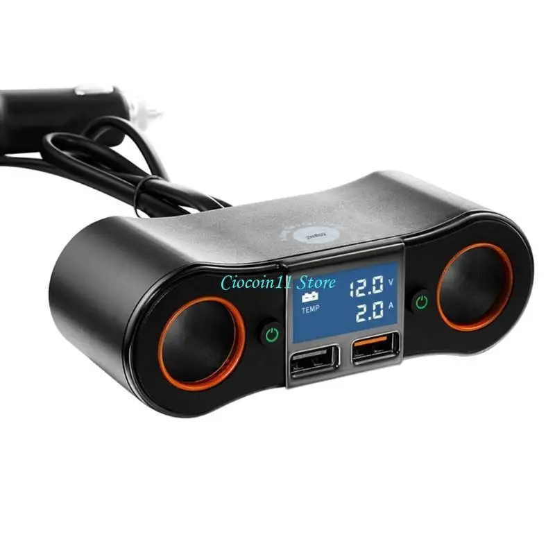 Y1UB Convenient USB Car Car Power Adapter Vehicle set for Travelers