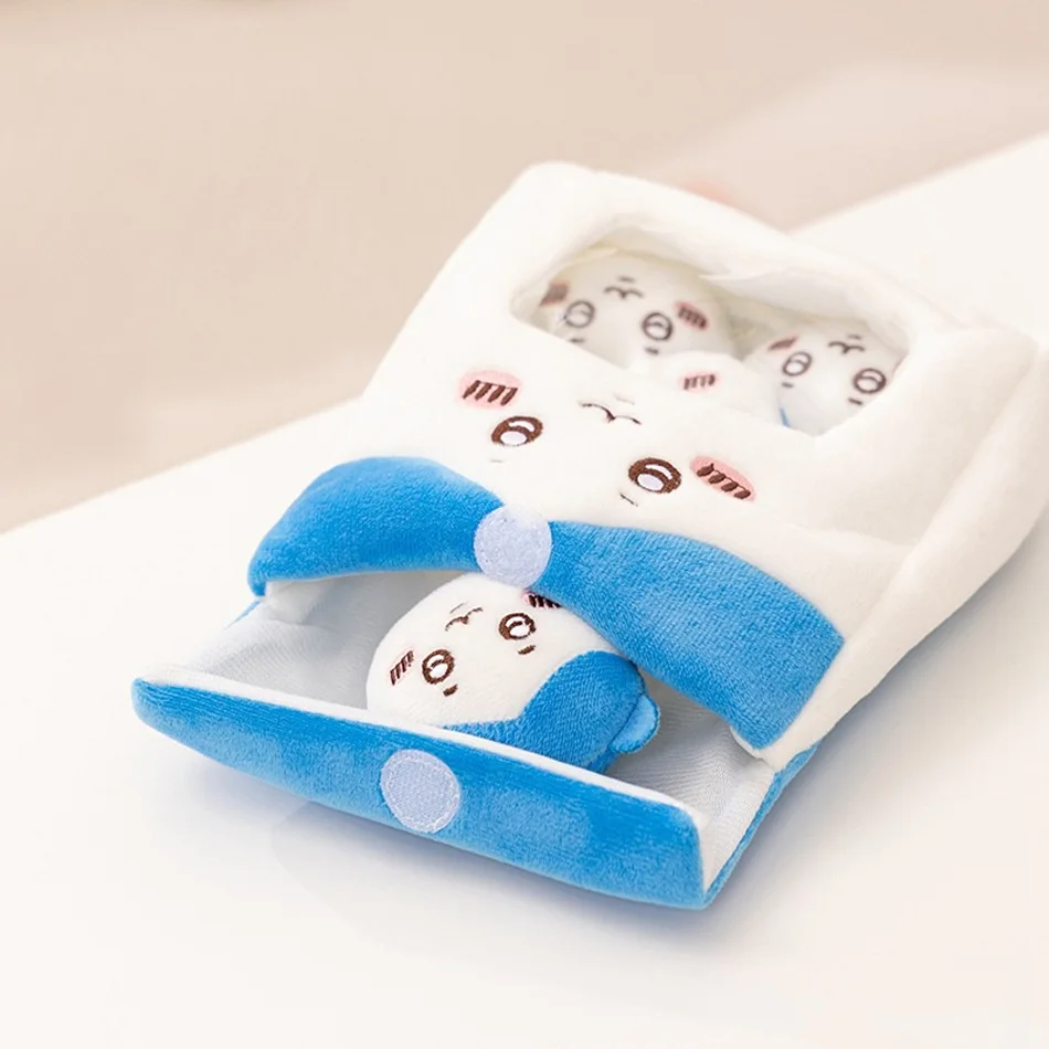 2026 Cute Cartoon  Anime Usagi Hachiware Snack Bag Doll Plush Toy Super Interesting Doll Plush Bag Friend Holiday Gift view 3