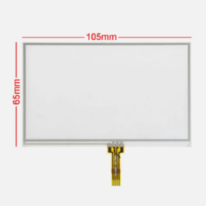 4.3 inch 4 wire 105x65mm Touch Screen Digitizer 105*65mm Glass Panel for Car GPS