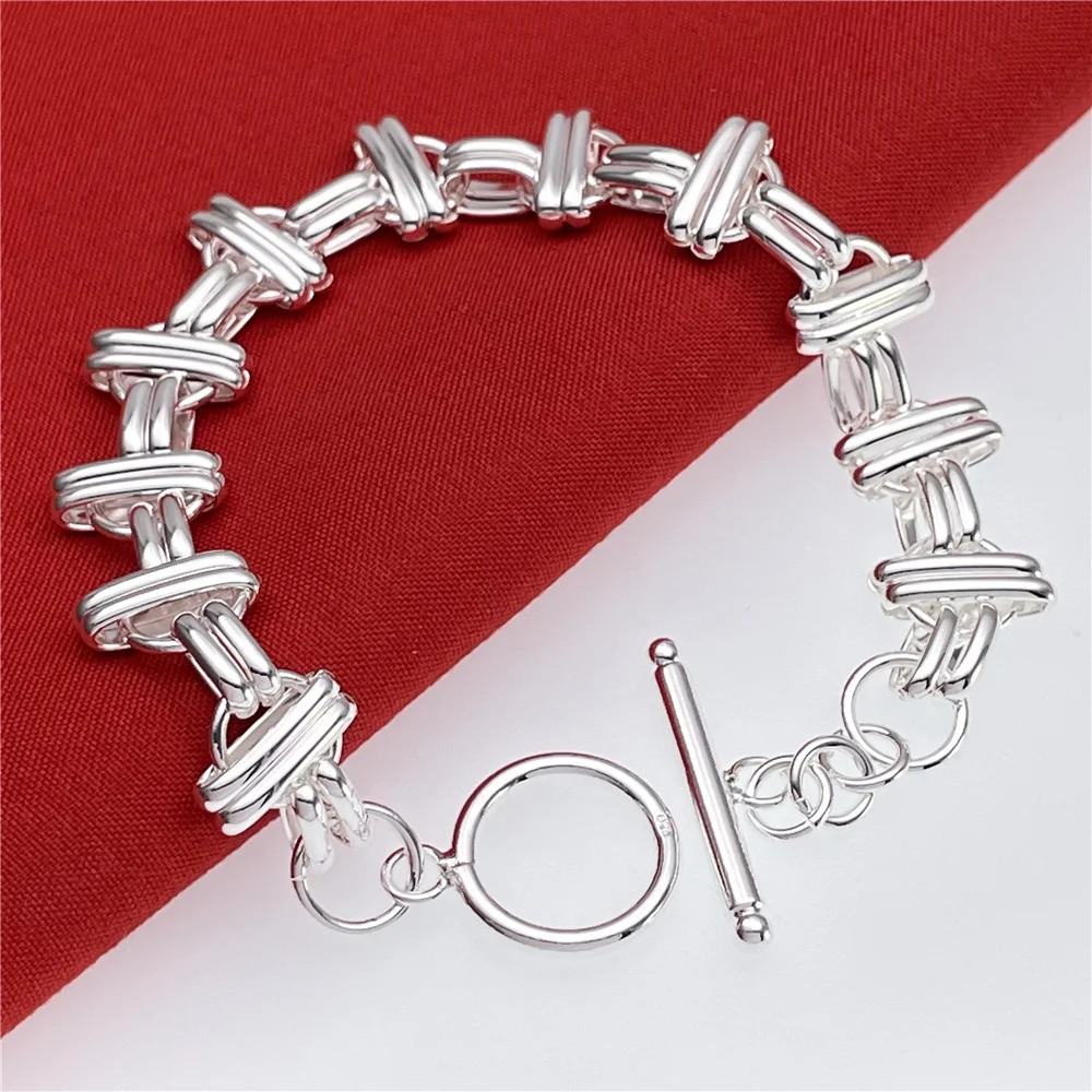 Andara 925 Sterling Silver Bracelet Fashion TO# Bracelet mMen and Women Jewelry gifts
