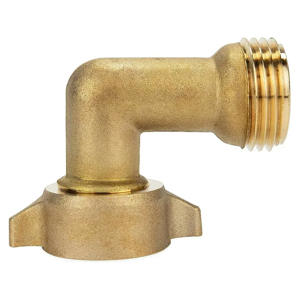 Raccordo per tubo a gomito a 90 gradi in ottone da 1 pezzo: durevole e a prova di perdite per connettore per tubo dell'acqua per rimorchio RV/Camco