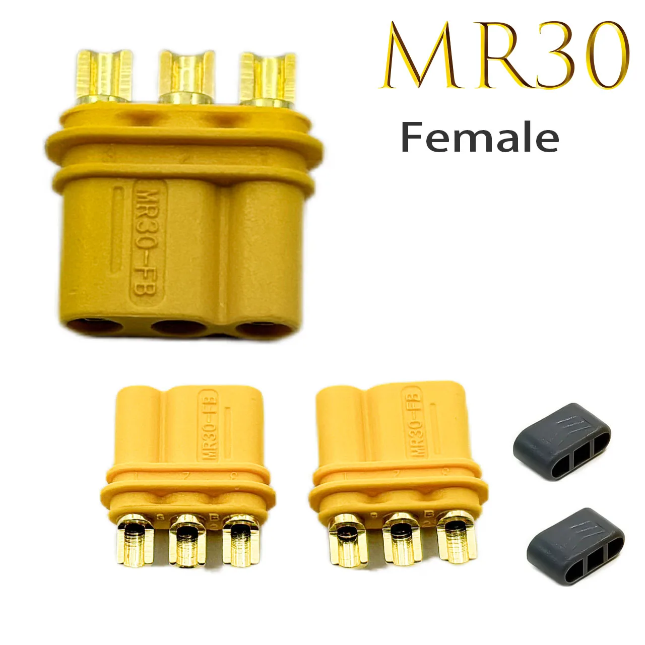 10/30/50 Pairs Amass MR30 Upgrade Male Female Plug Connector Adapters forRemote Control Toy Part Lipo Battery ESC Accessory