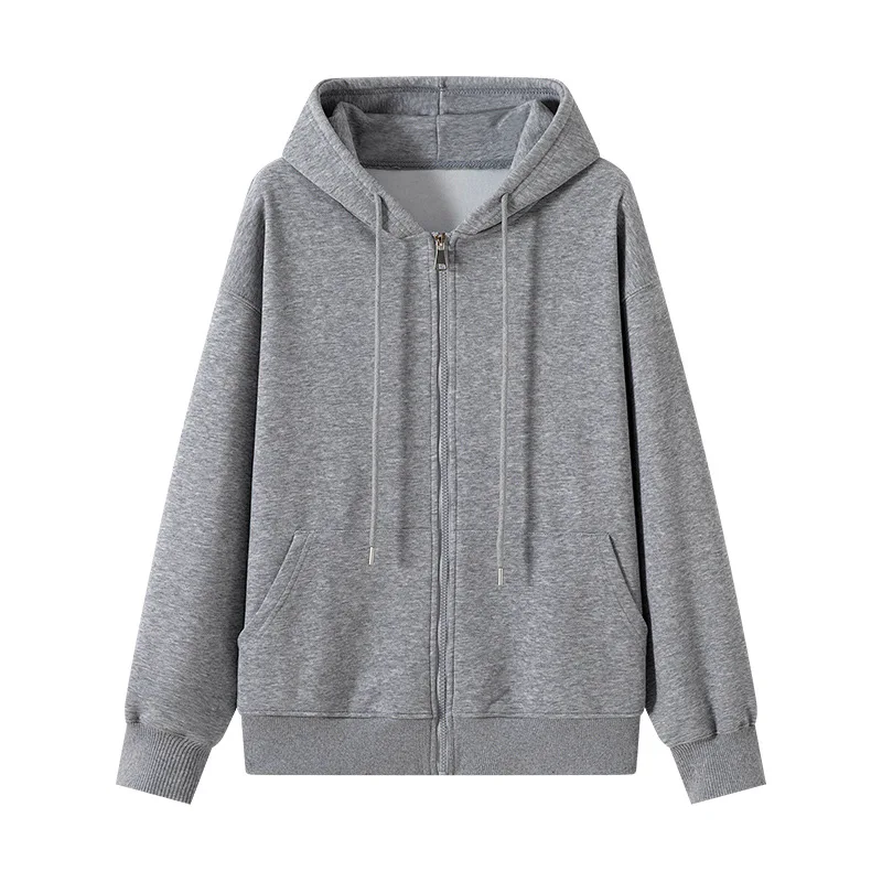 2025, Hoodie für Damen, Herbst, neue vielseitige Jacke, locker und faul, Herbst und Winter, plus Samt-Cardigan-Oberteil