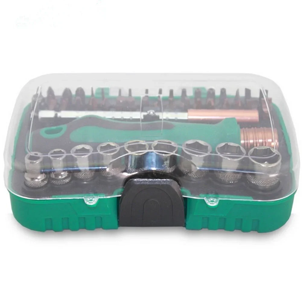 

47-in-1 Screwdriver Set For Computers, Watches, Radios, Drones With Magnetic Tips & Ergonomic Design For Easy Repairs Power Tool