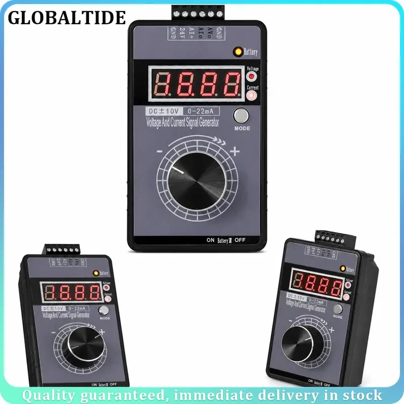 High Precision -10-10V 0-22mA Signal Generator Voltage Current Source Simulator Adjustable Output Module