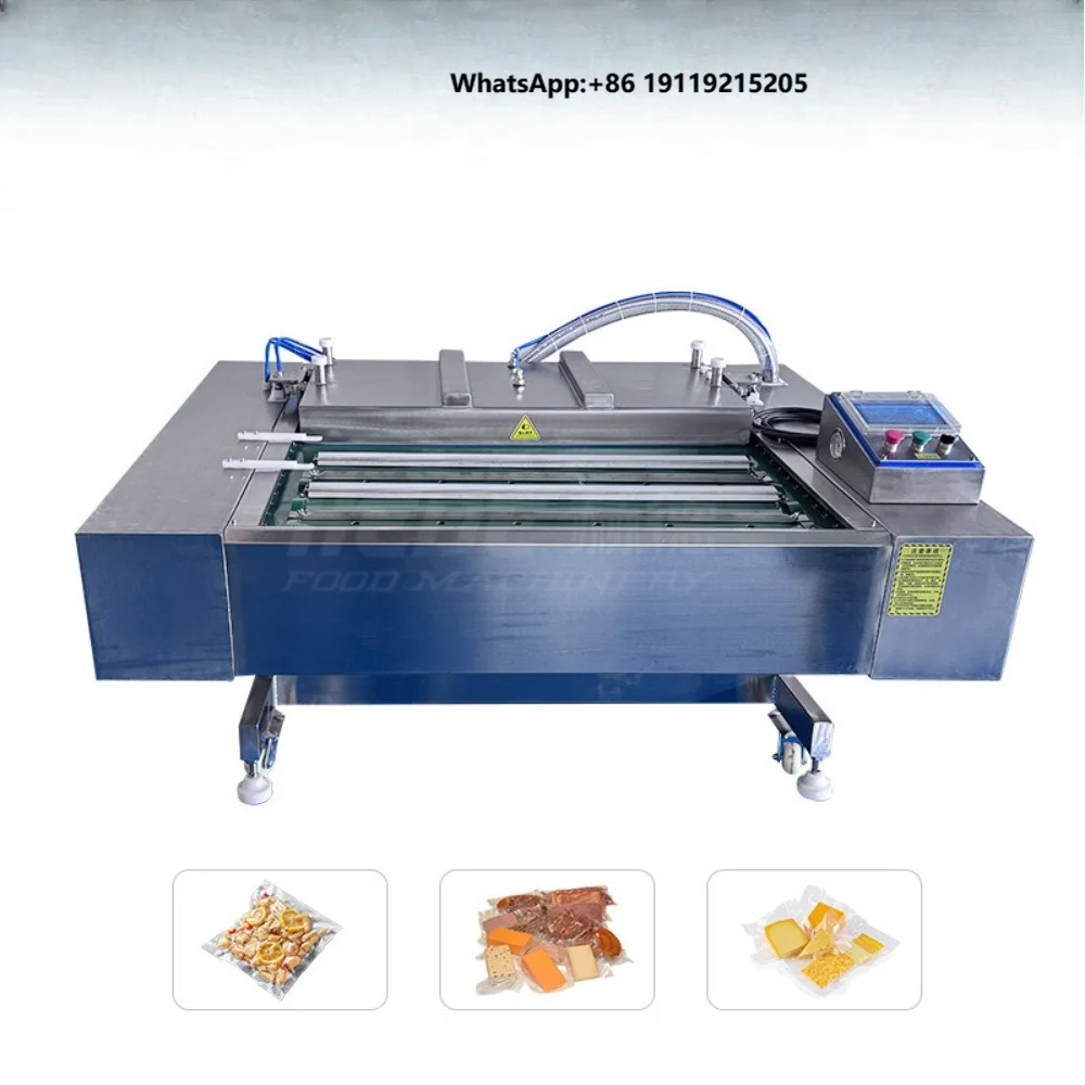 Rolling Vacuum Packaging Machine Continuous Fully Automatic Packaging Equipment Commercial Food Vacuum Sealer