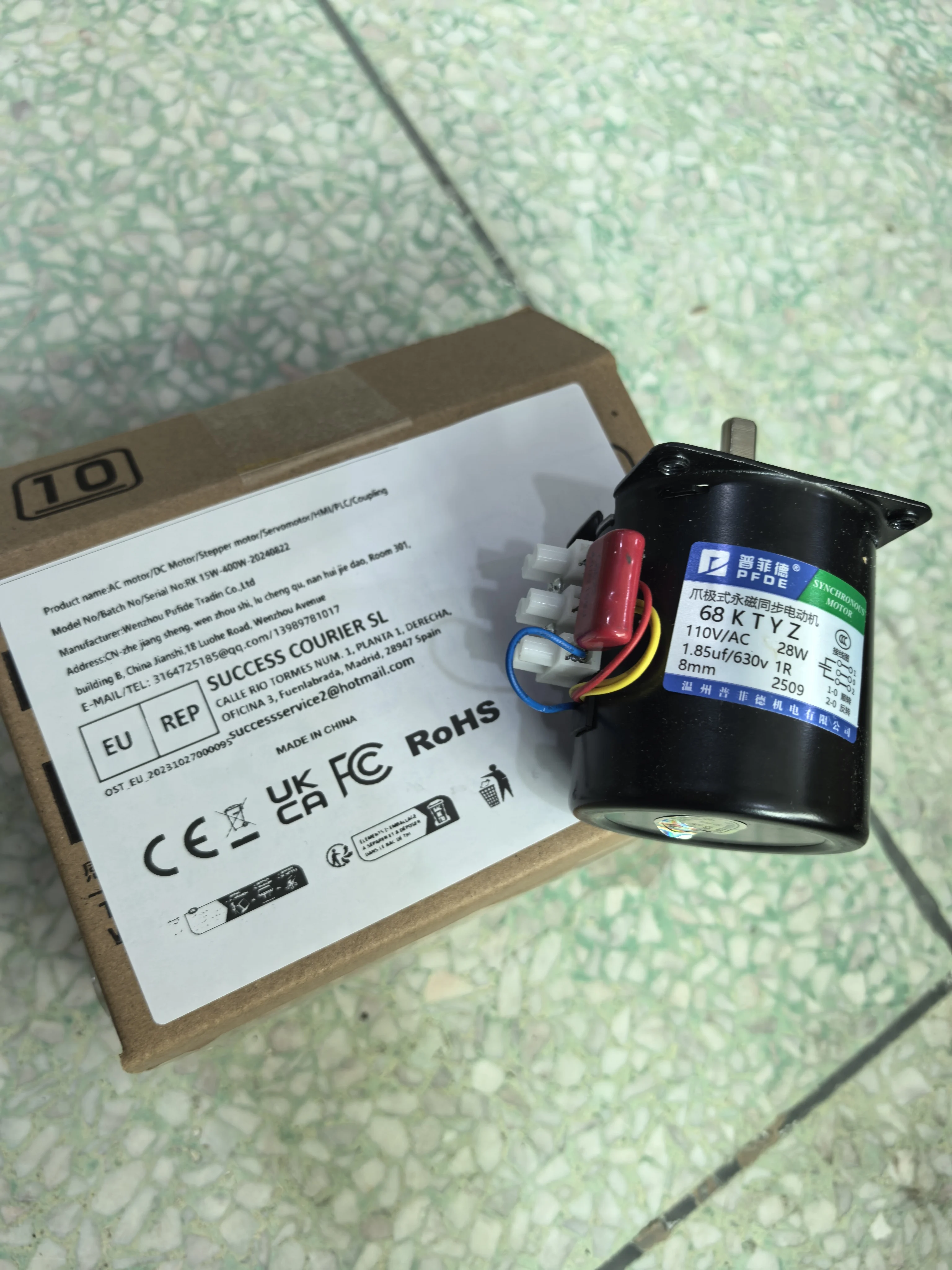 28W 68KTYZ 14W 60KTYZ AC220V Permanent Magnet Synchronous Motor 100KG High Torque CW/CCW Metal Geared Slow Speed 1 To 110RPM NEW