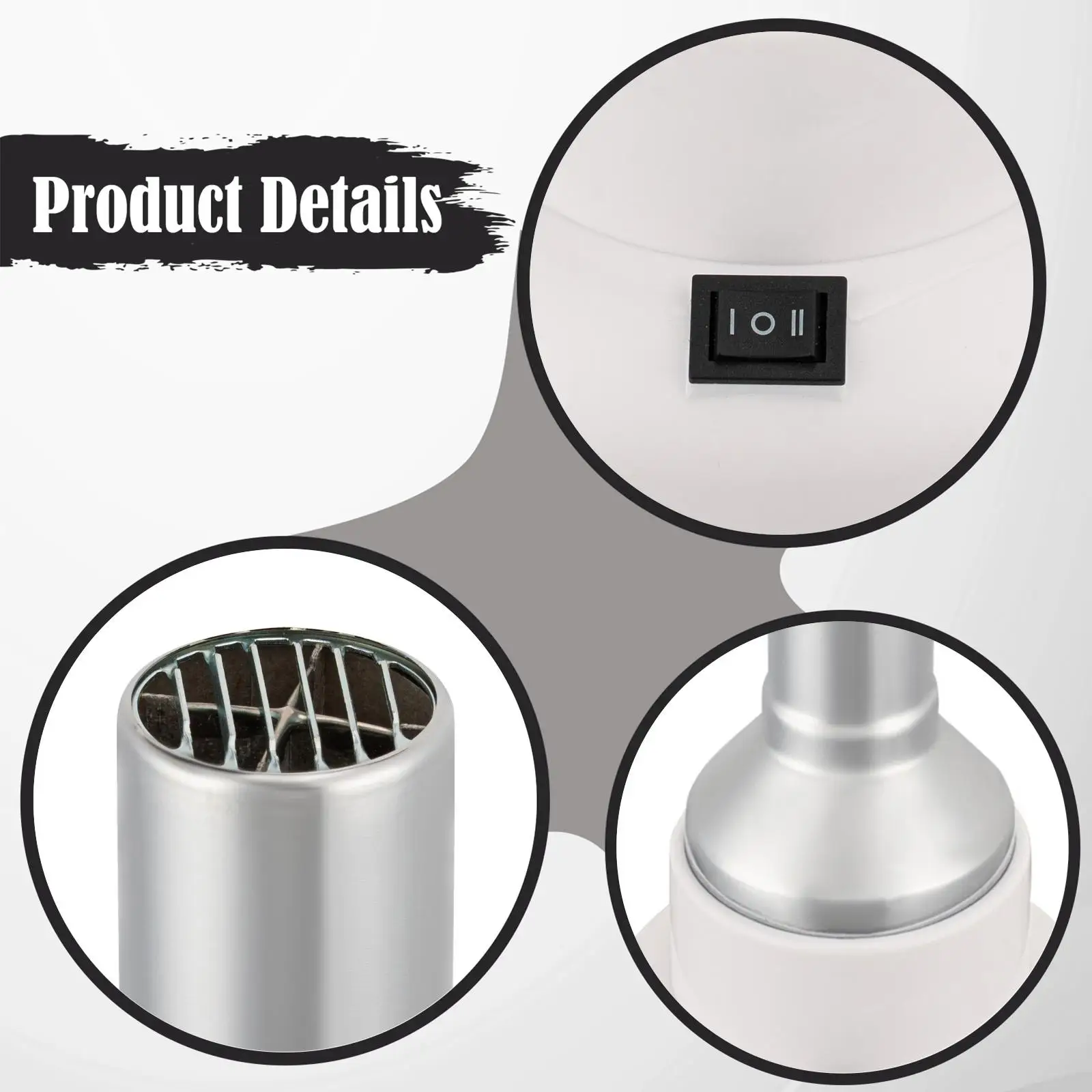 Scaldatelaio per occhiali durevole Strumento di riscaldamento regolabile in metallo ABS per montaggio e riparazione di occhiali ottici