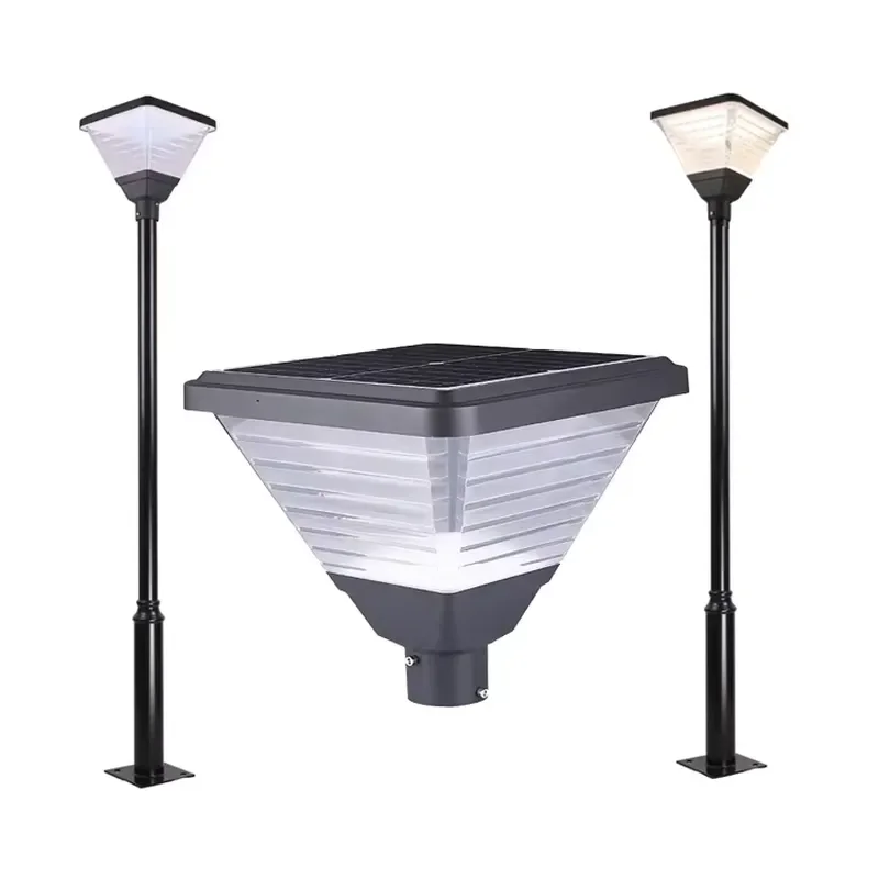 20W Solar Garden Light IP65 Waterproof Outdoor Lawn Lamp for Courtyard Pathway Yard Decoration Energy Saving Street Lighting