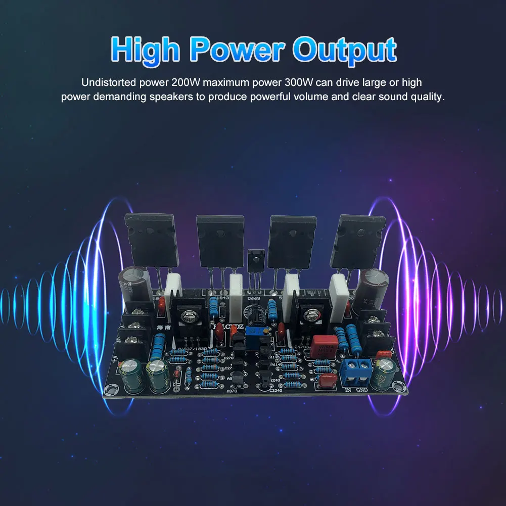 لوحة مضخم صوت أحادية القناة 1943 + 5200 أحادية HIFI مضخم الصوت لوحة نهائية لمكبر الصوت الإلكتروني لتقوم بها بنفسك عدة #3
