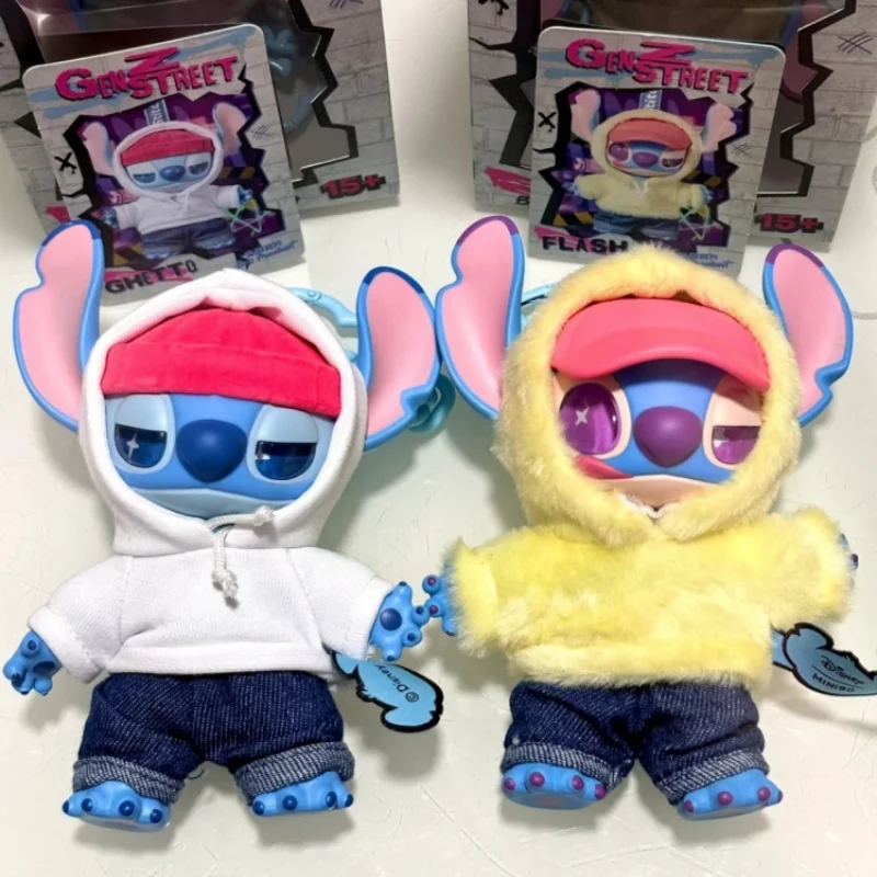 Disney Stitch Gen Z Street Series Scatola cieca Figura Cute Stitch Bambola in vinile Scatola misteriosa Peluche Borsa a sorpresa Simpatico ciondolo Regalo Giocattoli