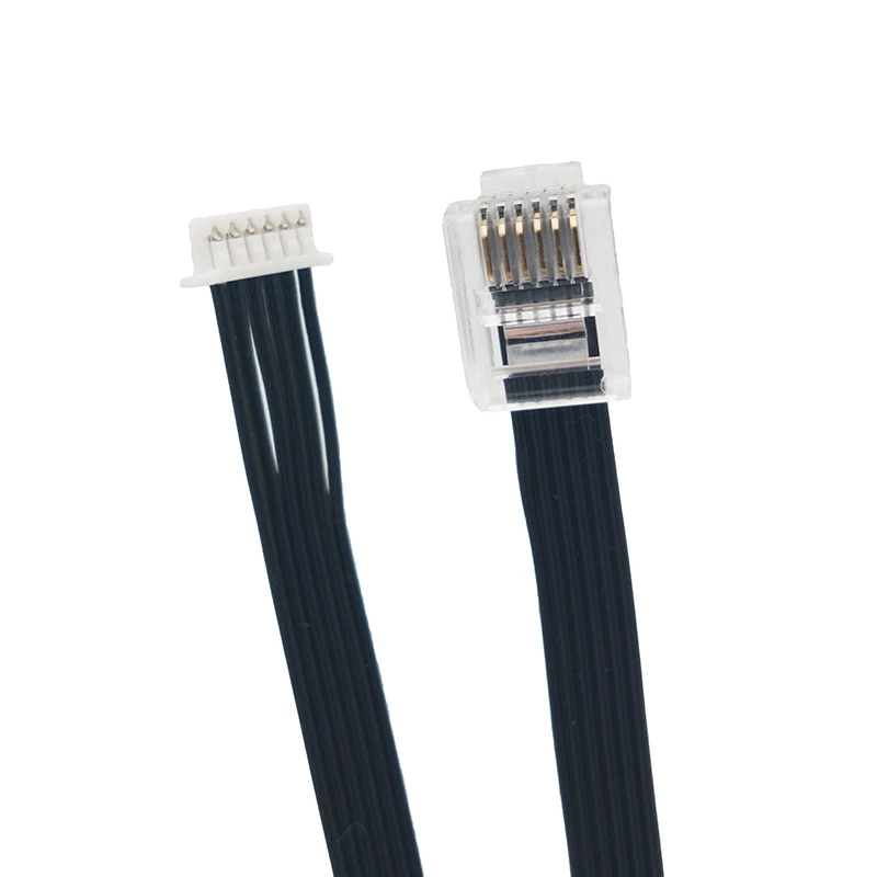 Кабель RJ12 25/35/50 см, разъем 6P6C для соединительного кабеля PH 1,25 мм, гибкий плоский кабель Кабель RJ12 25/35/50 см, разъем 6P6C для соединительного кабеля PH 1,25 мм, гибкий плоский кабель