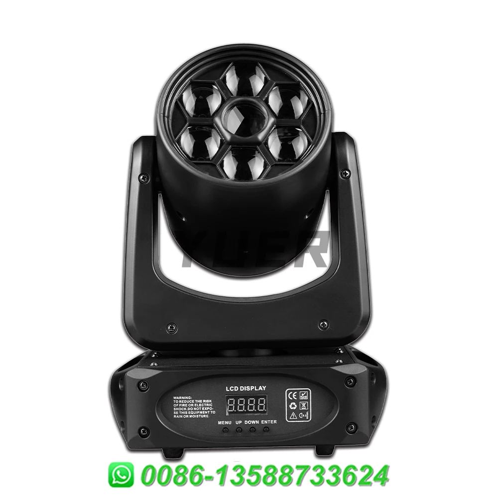 Imagem -03 - Led Moving Head Light Bee Eye Spot Beam Rgbw Gobo Efeito Estroboscópico dj Disco Bar Luzes do Palco do Clube Noturno 150w Pcs por Lote