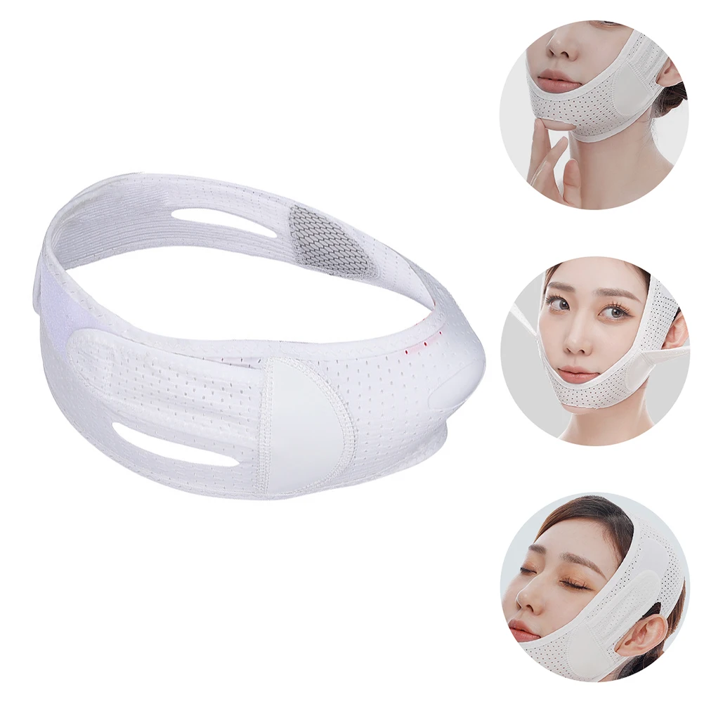 

1pc V Face Chin Lift Belt Face Lifting Slimming Strap Skin-Friendly Elastic Facial Firming Band For Facial Beauty Supply