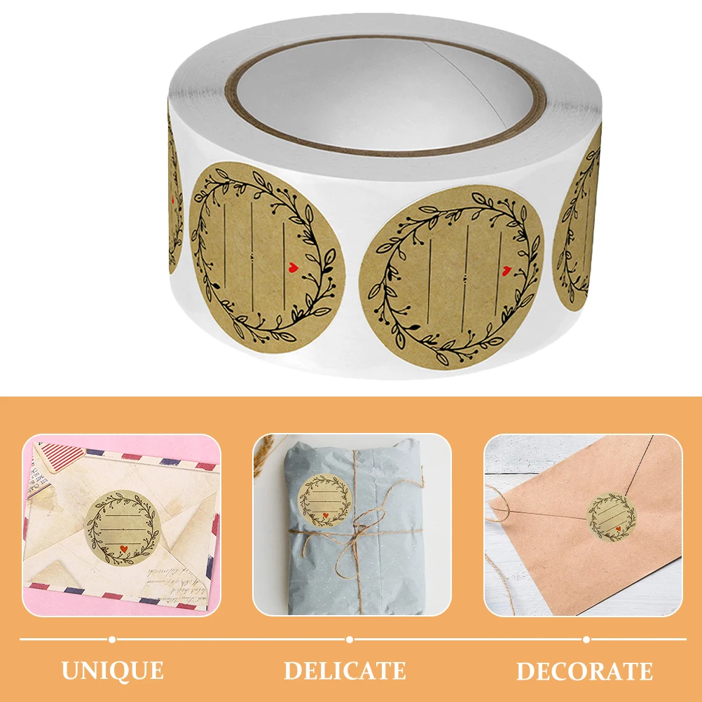 

Self-adhesive Label Stickers Baking Sealing Handmade Packaging Decoration Envelope Labels Paper Bag