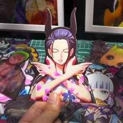 Nico·Robin Motion Lenticular Sticker Anime ONE PIECE Waterproof Decals for Cars,Laptop,Refrigerator,Suitcase,Wall, Etc.Toy Gift
