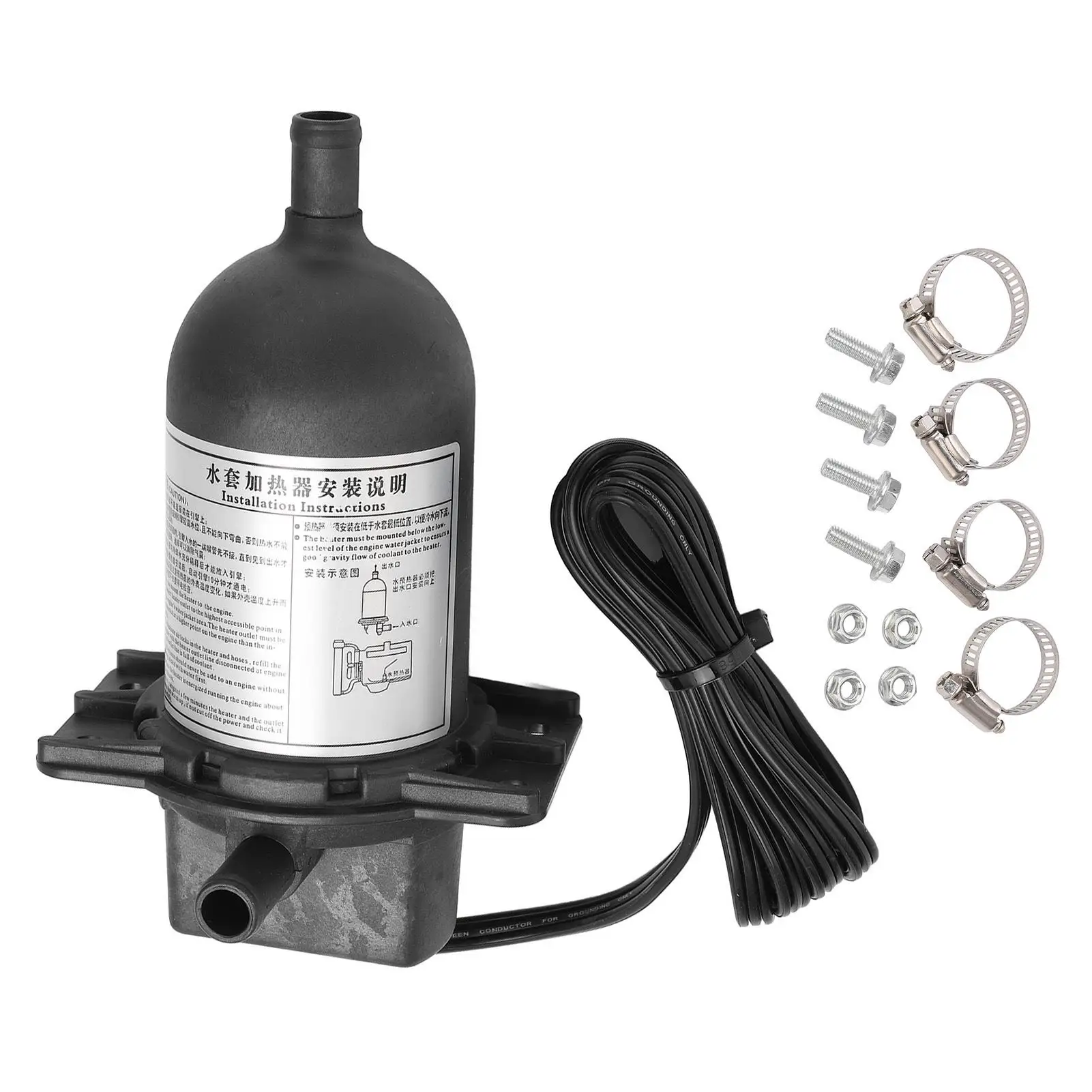 

1000 Вт для дизельного генератора, блок двигателя, нагреватель IP54, водонепроницаемый, виброустойчивый, самоциркуляционный, нагреватель охлаждающей жидкости