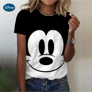Disney-Camiseta-Anime von Mickey Mouse Female, Top Kawaii, Streetwear Nurse-Diagramm, süße Kleidung, koreanische Mode, Sommer, Y2K, 2021 8 Hauptverkaufskleidung Mickey - №8