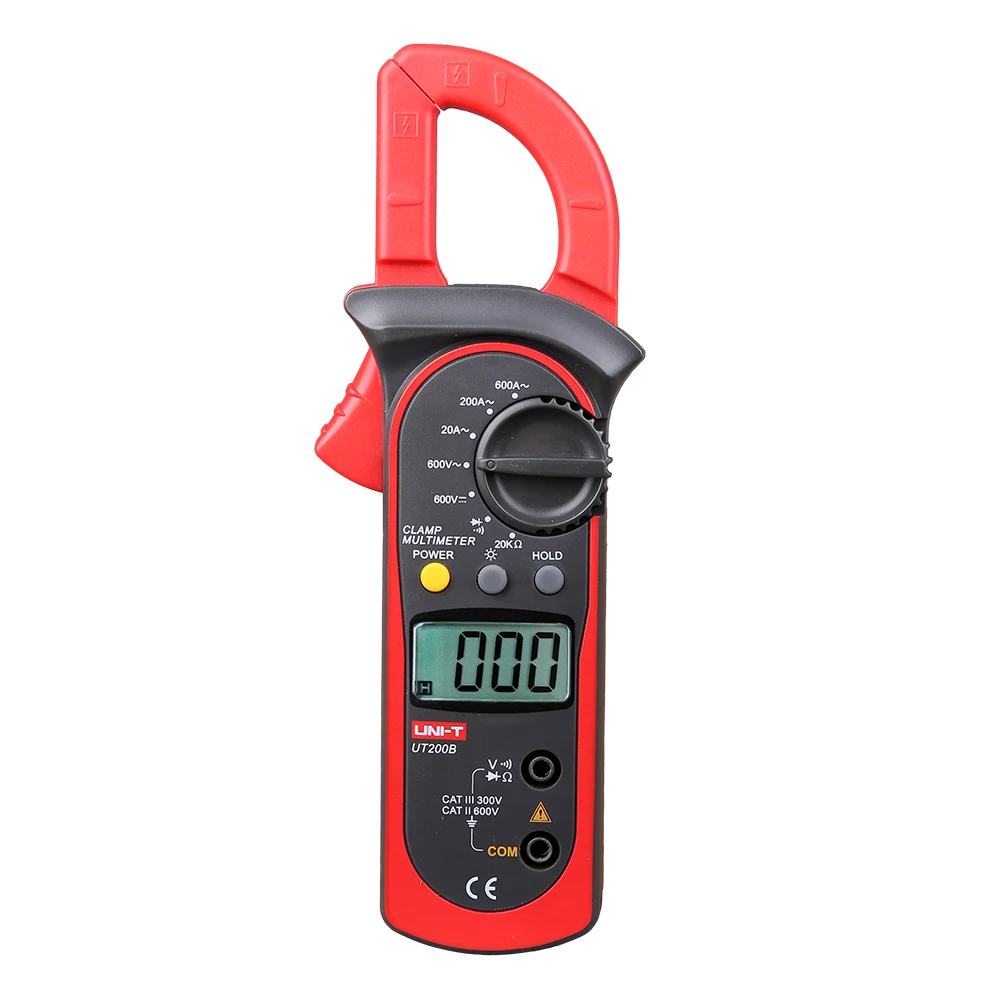 UNI-T UT200B Clamp Multimeter Voltmeter Ac Dc Clamp Meter Power Factor Tester with Automatic Range