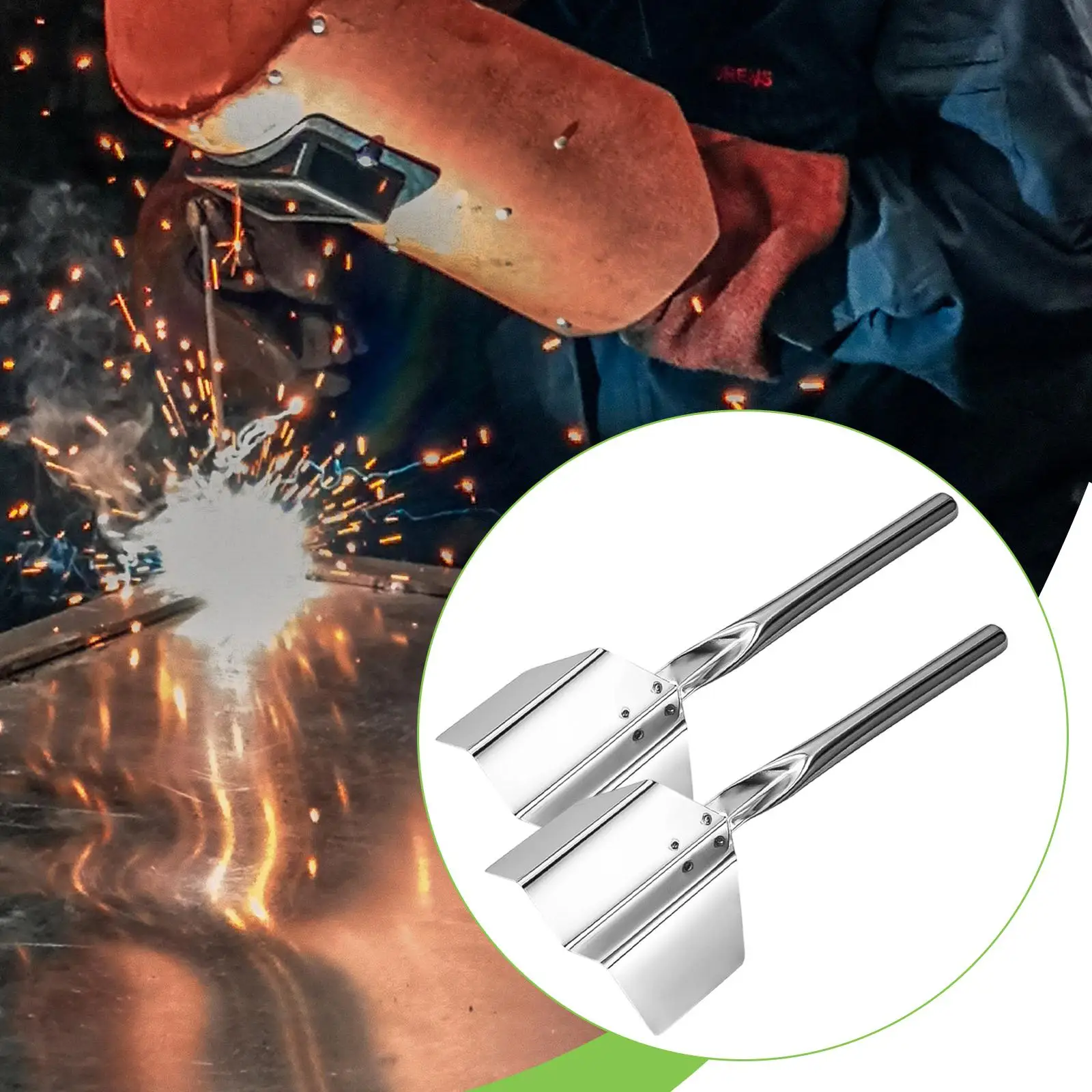 Yin and Yang Stainless Steel Corner Trowel Set Drywall Plastering Tool for Home Renovation and Construction Work