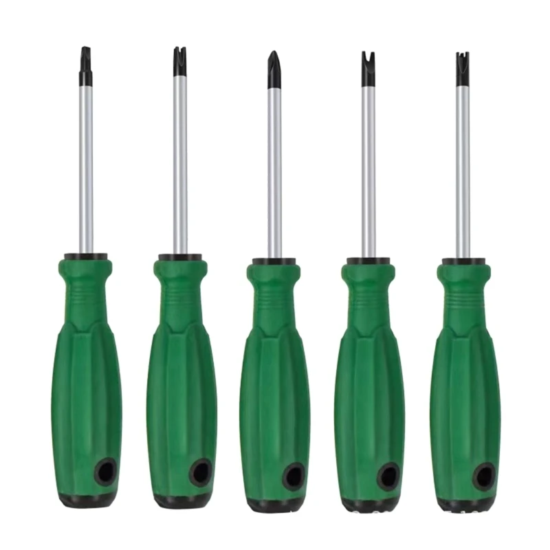 5Pcs Screwdriver Set Quick-load Screwdrivers for DIY Enthusiasts Professionals Ergonomic Design Comfort and Precise