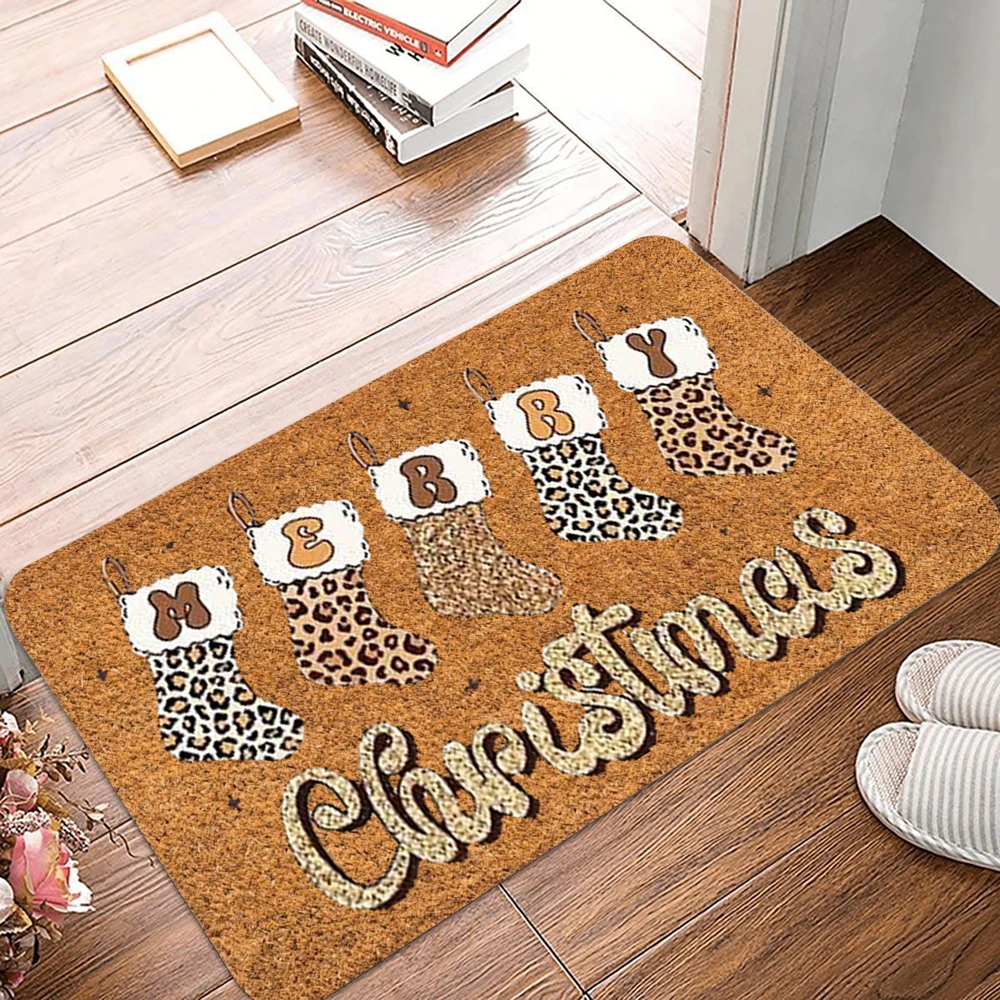 1 قطعة عيد الميلاد قزم ترحيب سجادة باب هي حصيرة هدية عيد الميلاد رائعة التي مثالية للمنزل ومداخل الديكور عيد الميلاد #3