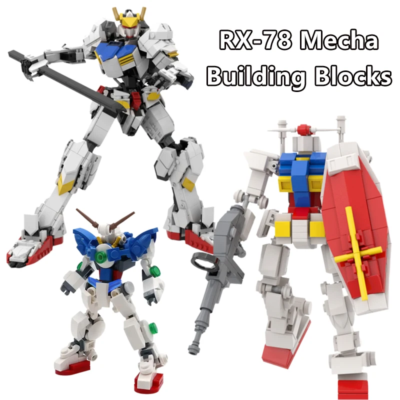 Moc Barbatoss Roboter mobile Anzug Bausteine Kit Mecha Action figur Ziegel Modell Spielzeug DIY Kinder Geburtstags geschenk